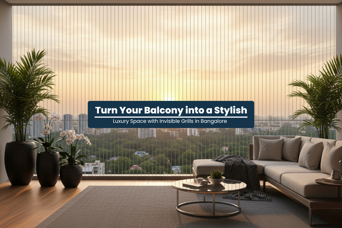 Turn Your Balcony into a Stylish Luxury Space with Invisible Grills in Bangalore