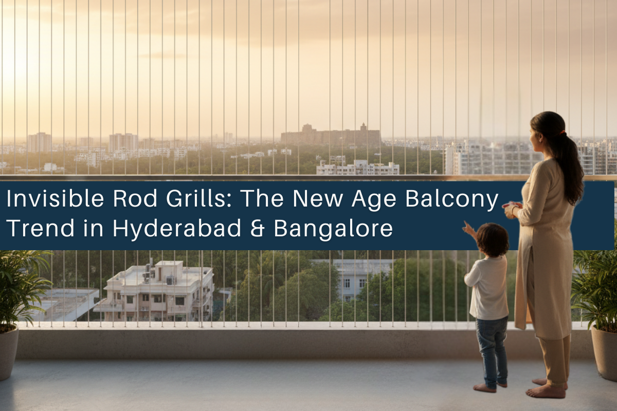Invisible Rod Grills: The New Age Balcony Trend in Hyderabad & Bangalore