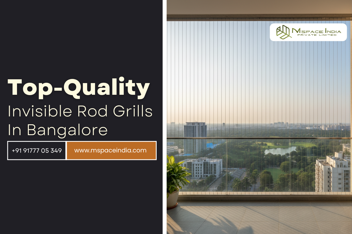Top-Quality Invisible Rod Grills in Bangalore by MSpace India