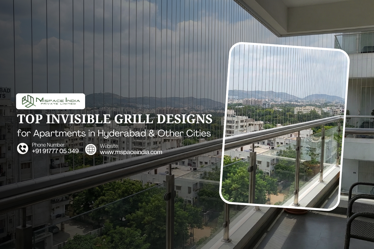Top Invisible Grill Designs for Apartments in Hyderabad & Other Cities